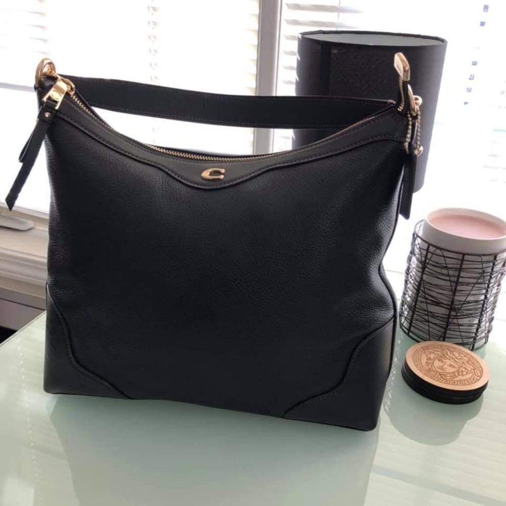 COACH Leather Hobo Bag